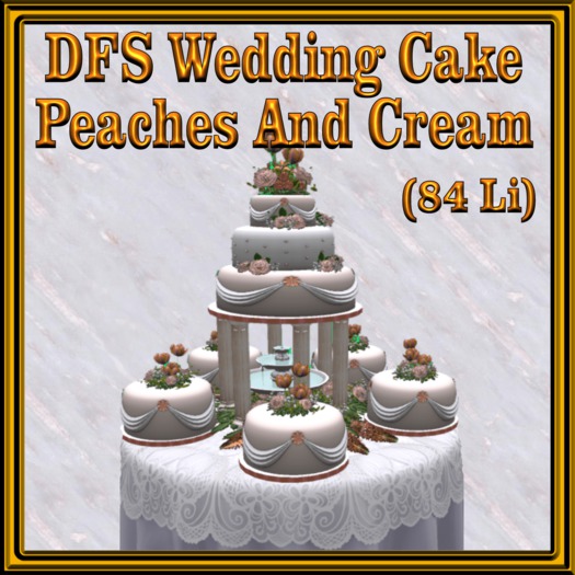 DFS Wedding Cake - Peaches And Cream (84 Li) Texture