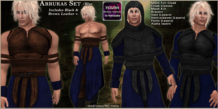 Arrukas v1 Mesh Set T.E.D./BLUE