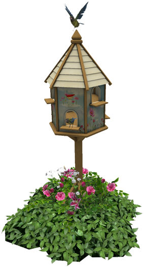 DFS Spring Fling Bird House (90) Texture