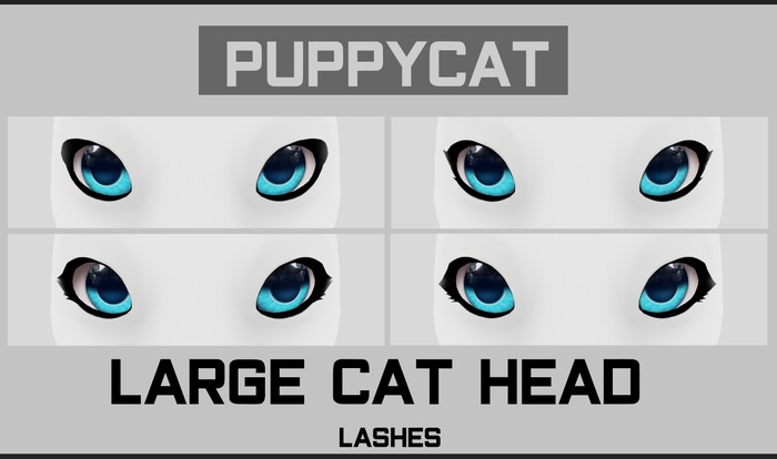 (PuppyCat) Large Cat Lashes boxed