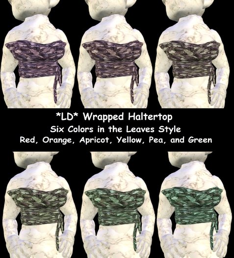 *LD* Wrapped Haltertop for Micro (Leaves.A)