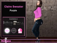 Claire Sweater Purple