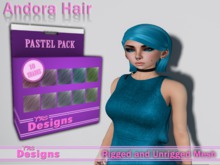 Andora Hair With Hud Pastels