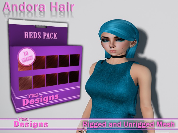 Andora Hair With Hud Reds