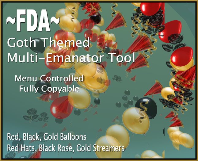 NEW UPGRADED Goth Themed Balloon Emanator~*NOW COPYABLE*~