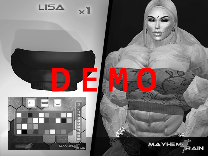 Ashe Gym Top - Lisa x1 [Normal Pecs] [Flex] DEMO