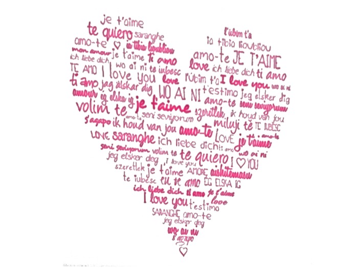 Wall Sticker  -  'I love you'