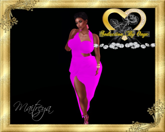 EXCEPTIONAL EXPOSE GOWN  PINK