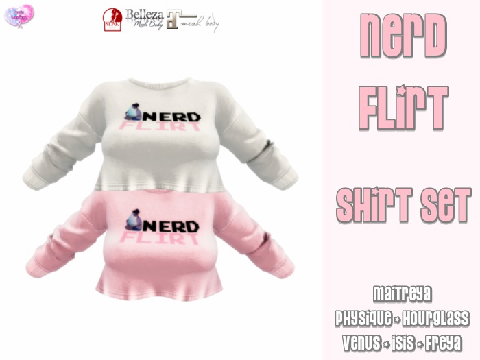 {AL} Nerd Flirt Shirt Pack (Add To Unpack)