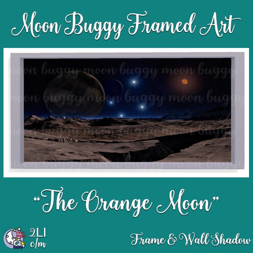 Moon Buggy Art - The Orange Moon