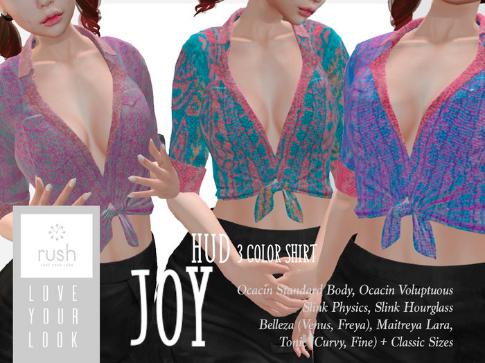 RUSH JOY Shirt + 3 Colors HUD