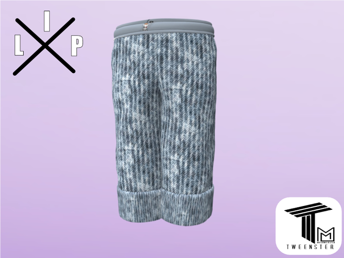 :::LIP  stripecord >MN< Baggy Shorts