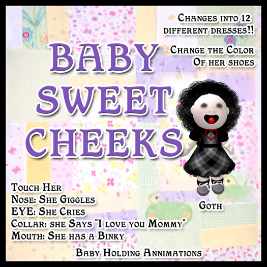 Baby Sweet Cheeks (Goth)