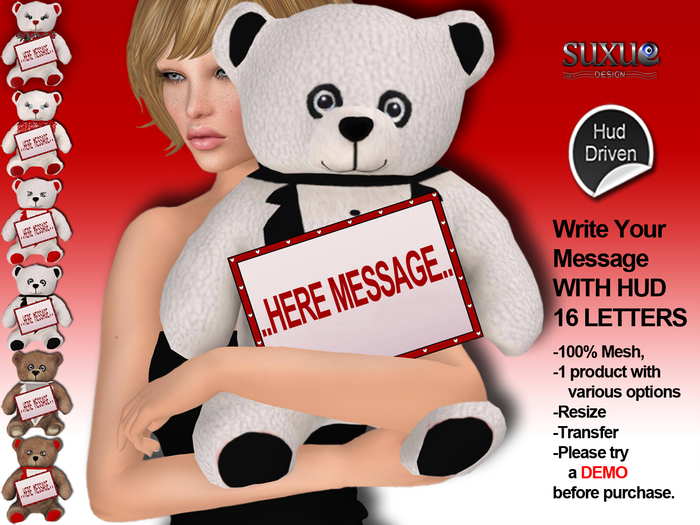 SuXue - Teddy Bear Demo