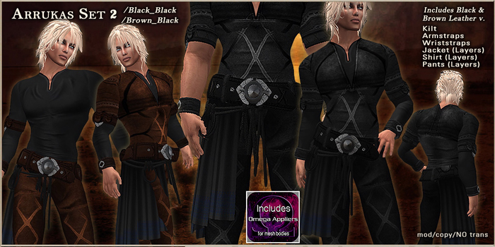 Arrukas v.2 FM Set T.E.D./B&B_Black