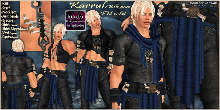 Karrul FM Set T.E.D. /BLK_Blue