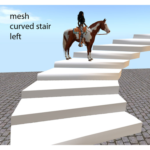 mesh curved stair left mt