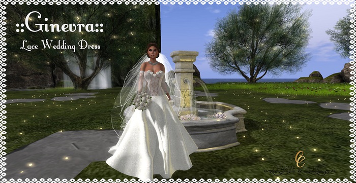 ♥♥  Charm & Chic ♥♥  Ginevra Lace Weddind Dress