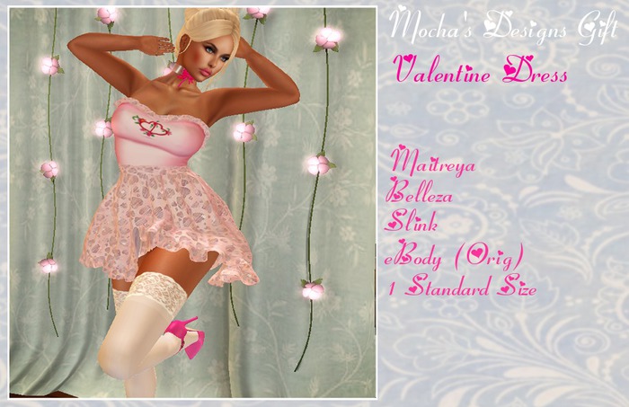 Mocha's Designs Valentine Dress Gift