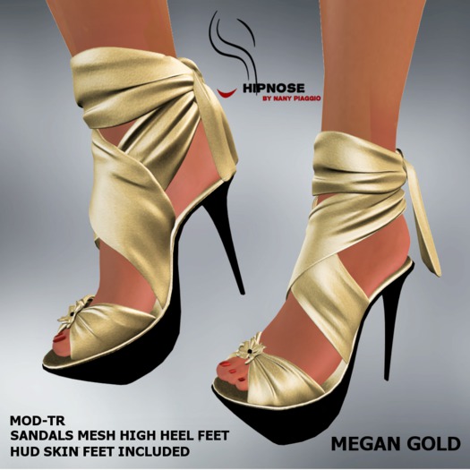 MEGAN GOLD SANDALS