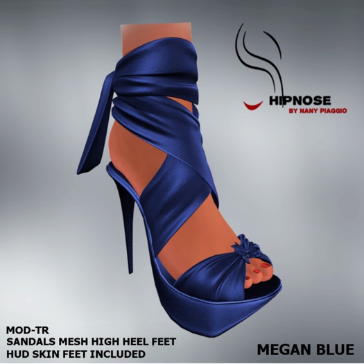 MEGAN BLUE SANDALS