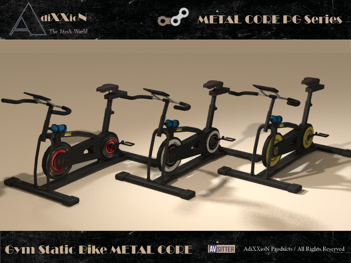 Gym Static Bike Metal Core BOX