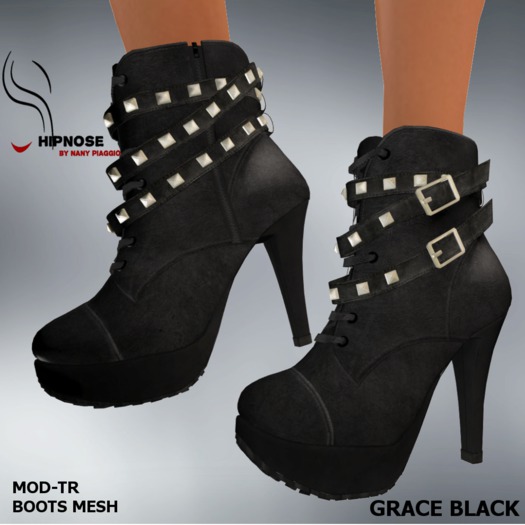 GRACE BLACK BOOTS
