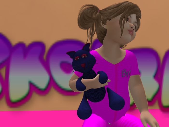 BRATZ PLUSH BLUE KITTY