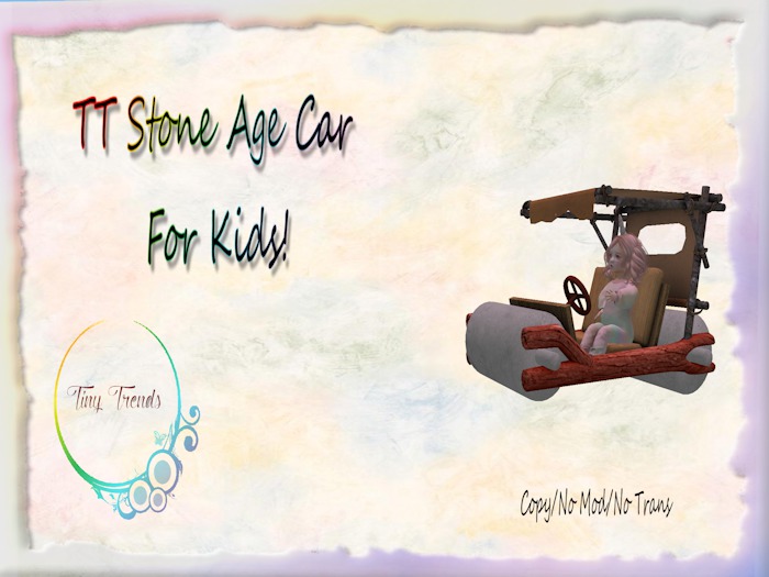 ~TT~ Stone Age Driveable Car for kids