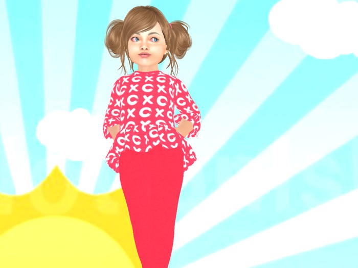 BRATZ XO SUIT PEACH