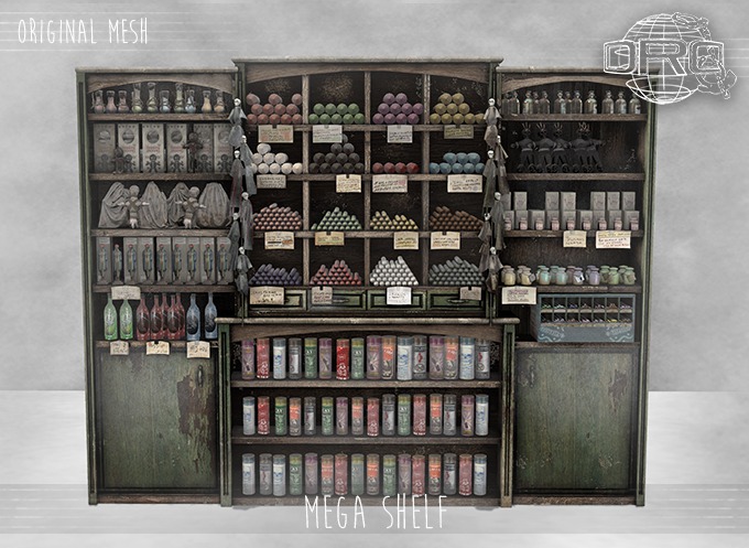 -DRD- Voodoo Shoppe - Mega Shelf (add)