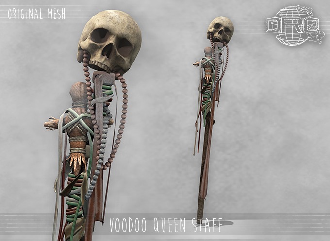-DRD- Voodoo Shoppe - Voodoo Queen Staff