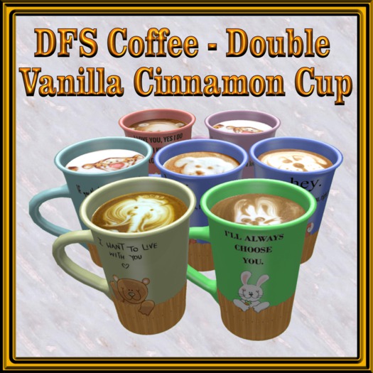 DFS Coffee - Double Vanilla Cinnamon Cup Texture