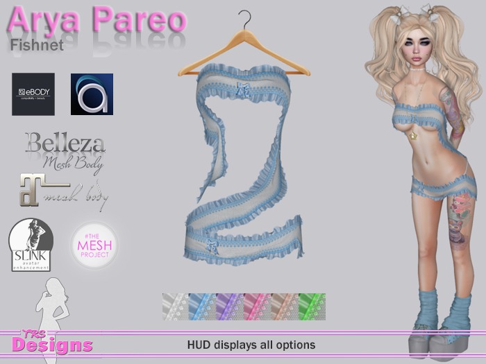 Arya Pareo With Hud Fishnet