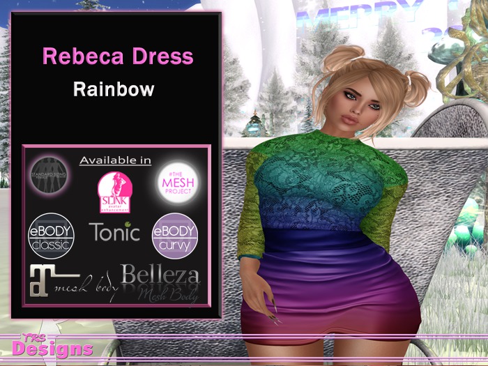 Rebeca Dress Rainbow