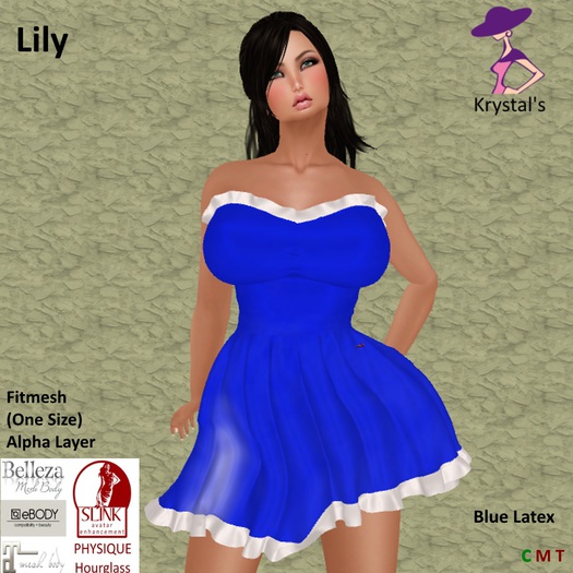 [KS] Lily in Blue Latex (boxed)