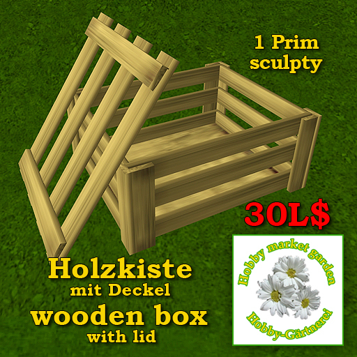 Wooden Box with Lid