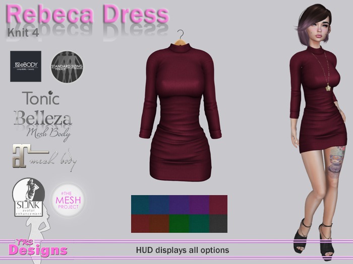 Rebeca Dress With Hud Knit 4