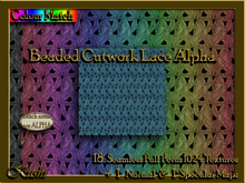 Beaded Cutwork Lace Alpha Textures