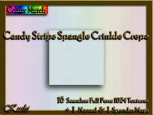 Candy Stripe Spangle Crinkle Crepe Solids Textures