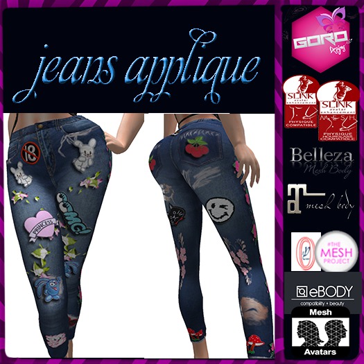 jeans applique