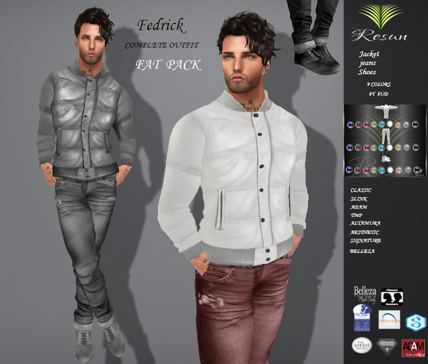 Res_Fedrick complete outfit Fat Pack