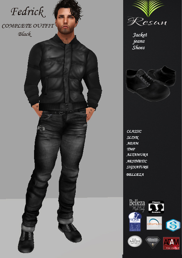 Res_Fedrick Complete Outfit black