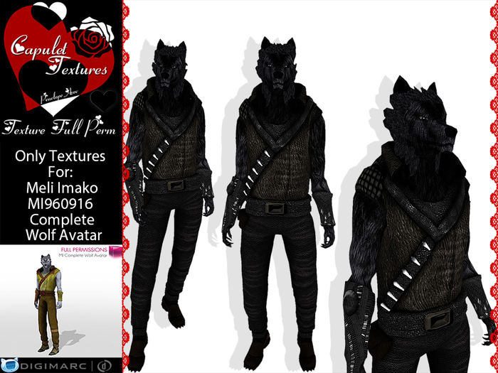 *Capulet ONLY Texture_MI960916 Complete Wolf Avatar