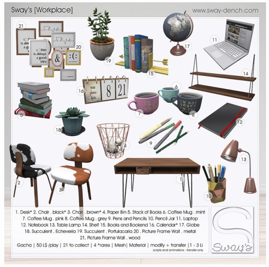 Sway's [Workplace] Chair . black RARE