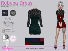 Rebeca Dress With Hud Crochet