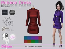 Rebeca Dress With Hud Cotton 4