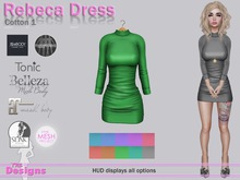 Rebeca Dress With Hud Cotton 1