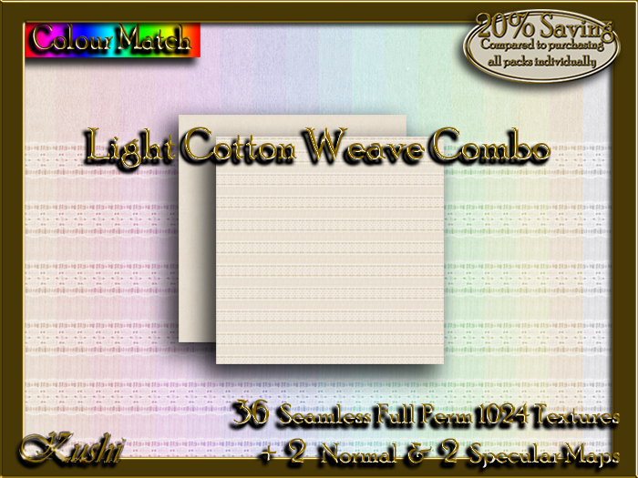 Light Cotton Weave Combo Textures