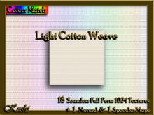 Light Cotton Weave Textures